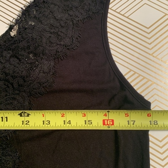 gimmicks Black Lace Sleeping Gown Size L. #179 - Picture 9 of 10